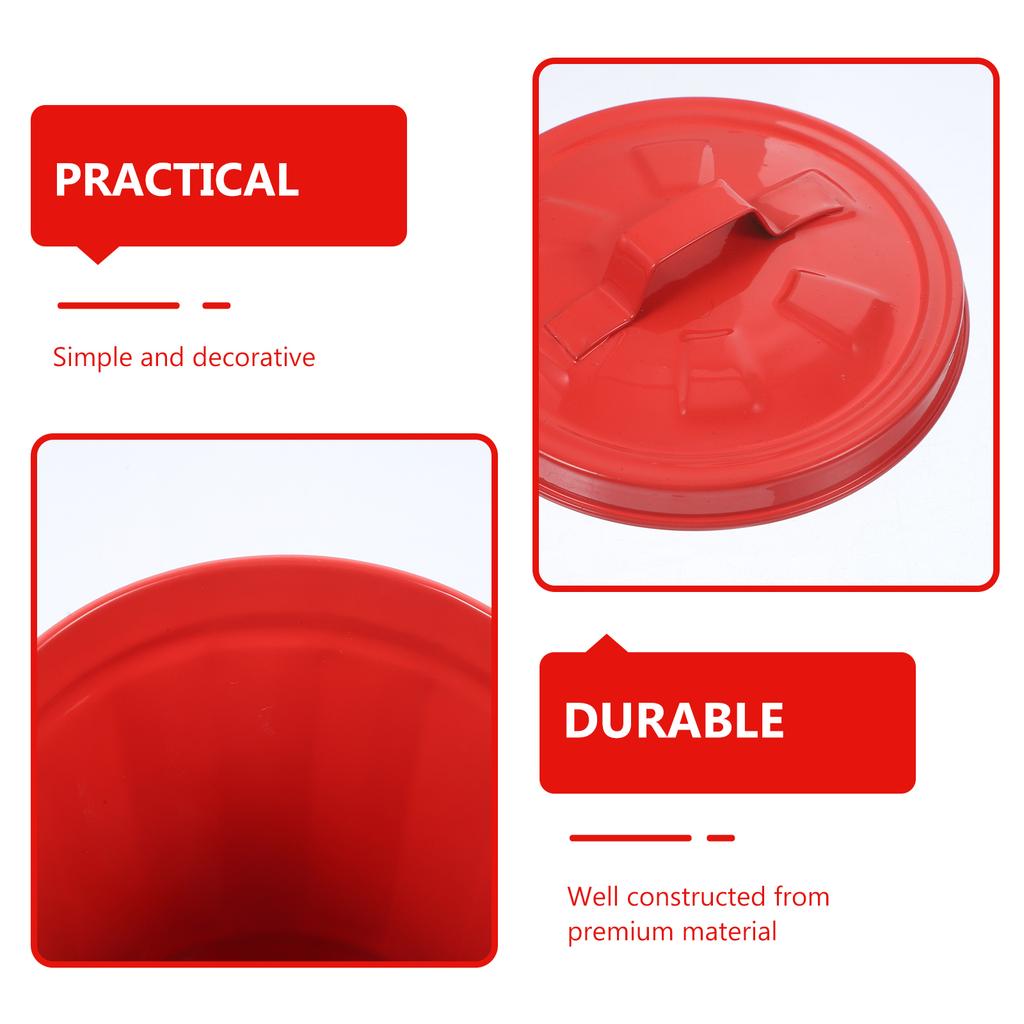 2 шт. Ручной контейнер для хранения крышек Мини-контейнер для мусора на стол для дома, офиса, общежития, столешницы Металлическое мусорное ведро с прочным железом