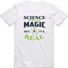 WGC Science Это как магия Любитель Смешная Стильная Новинка Футболка для Мужчин