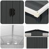 Tool Shed Anthracite Grey 257 x 779 x 181 cm Galvanized Steel