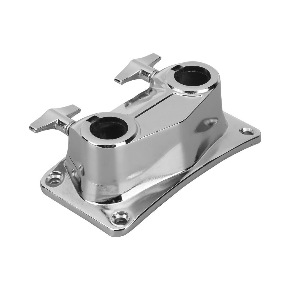 Metal Extension Bracket Silver Connecting Clamp Professional Mount Bracket Drum Set Accessory