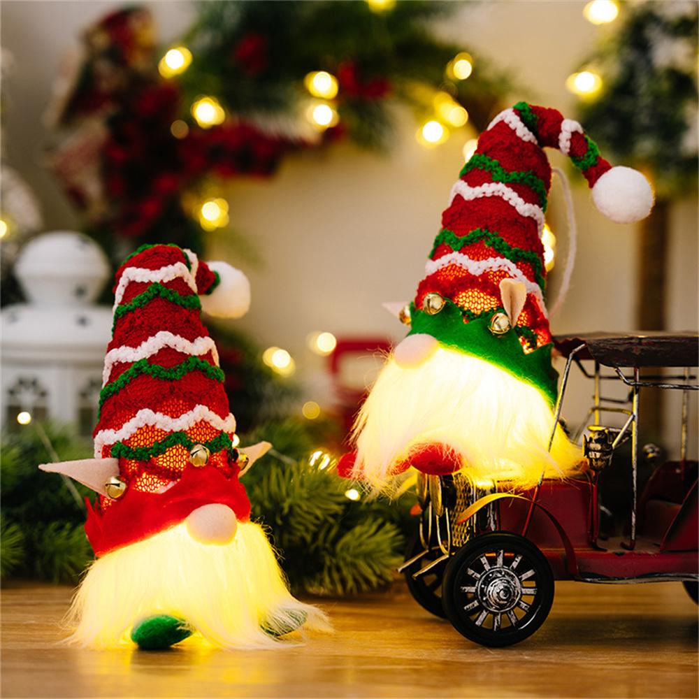 2024 New Year Glowing Gnome Christmas Faceless Doll Home X-mas Decoration Navidad Natal Children Gifts
