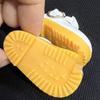 Мини Плоскодонные Игрушечные Ботинки Нижняя Часть Глянцевая Кожа Кожаные Ботинки 4,7 см X 2,5 см DIY Кукольная Обувь Кукла 1/6