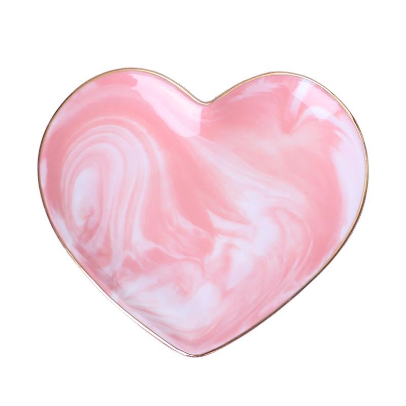 Креативная мраморная керамическая тарелка тарелка для десерта еда тарелка ювелирное кольцо ожерелье блюдо поднос