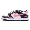 Кроссовки Dunk износостойкие дышащие износостойкие дышащие низкие скейтбордические унисекс черные розовые DD1391-100(Команда1461-)