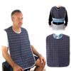 Водонепроницаемый клетчатый нагрудник для взрослых - герметичный, очень большой, устойчивый к пятнам, для столовой для пожилых людей
