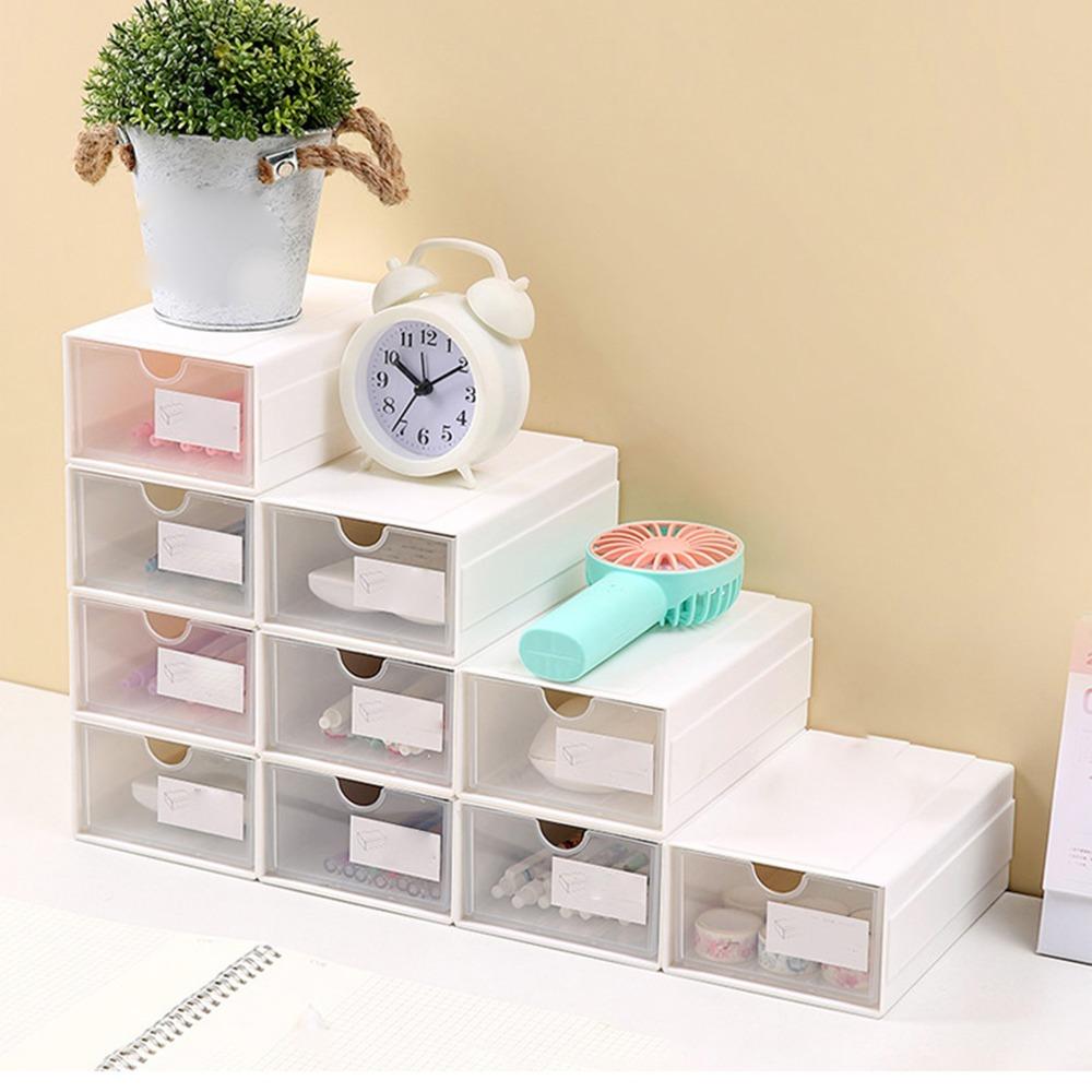 Clear Drawers Desktop Drawer Organizer Plastic Drawer Container Small Parts Organization