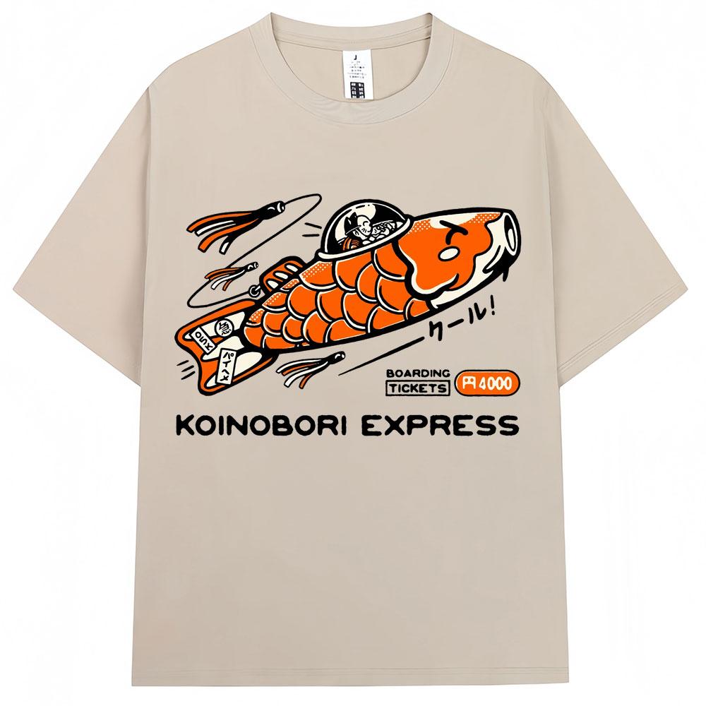 Japanese Style Hokkaido Wave Vintage Tshirt Men Women Harajuku Fashion High Quality T Shirts Oversized Cotton Summer Tee Shirt