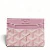 Маленький картхолдер Goyard Goya: Ультратонкий кошелек-картхолдер с принтом «гусиная лапка» для женщин