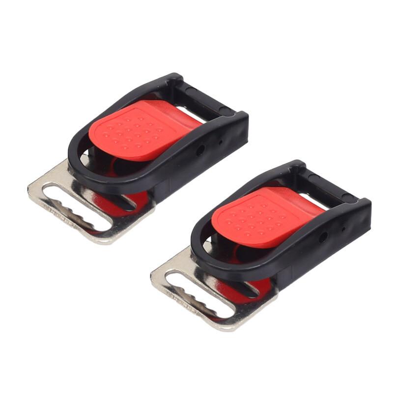 2pcs/set Motorcycle Helmet Buckle Adjustable Plastic Clip Electric Scooter Helmet Fixing Buckles Helmets Accessories