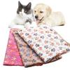 Print Paw Pet Soft Blanket Dog Cat Beds Coral Fleece Mat Warm Pets Products
