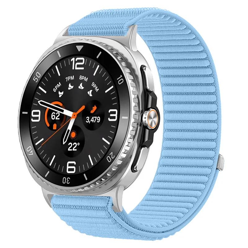 Нейлоновый ремешок для Samsung Galaxy Watch 8 40/44мм, регулируемый сменный ремешок-браслет для Watch 8 Classic 46мм, аксессуары для ремешка