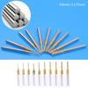 Carbide Engraving/Cutting Titanium Coated Shank Drill Bit Edge Cutter End Mill Milling Cutter