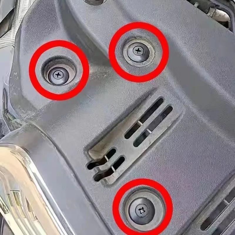 Universal Car Hole Plastic Rivets Fastener Push Clip Black Bumper Door Trim Panel Retainer Fastener Clip Car Accessories