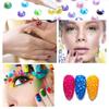 15000pcs 3mm AB Jelly Nail Rhinestones Resin Flat Back Colorful 3D Metal Nail Art Sampler Kits