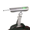 Stainless Steel LCD Hanging Luggage Weighing Scale 50kg Backlit Portable Fish Hook Hanging Scale with Tape Measure