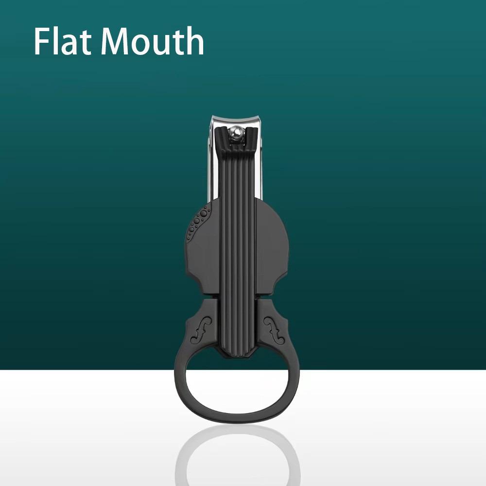 Gifts Violin Shape Nail Clippers Stainless Steel Anti-splash Manicure Tools with Bottle Opener Flat Slanted Head Nails Trimmer