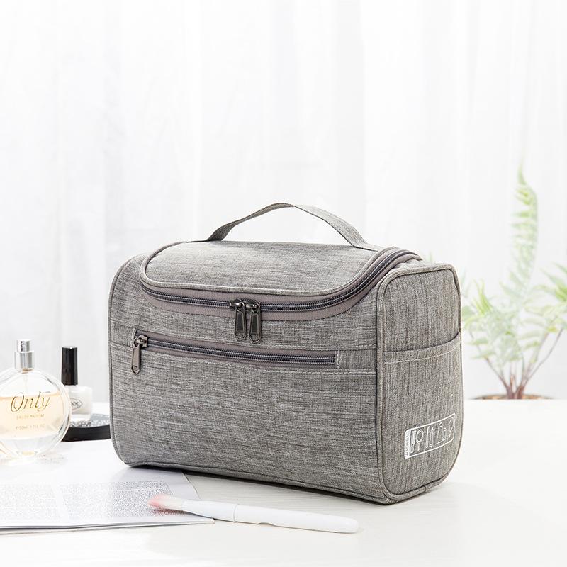 Чистая цветная косметическая сумка для хранения, портативная сумка для мытья с крючком для путешествий