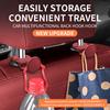 ABKE1 2pcs Universal Auto Seat Headrest Hook Storage Hidden For Porsche Cayenne Panamera Macan 911 718 Taycan Cayman Car Keyring