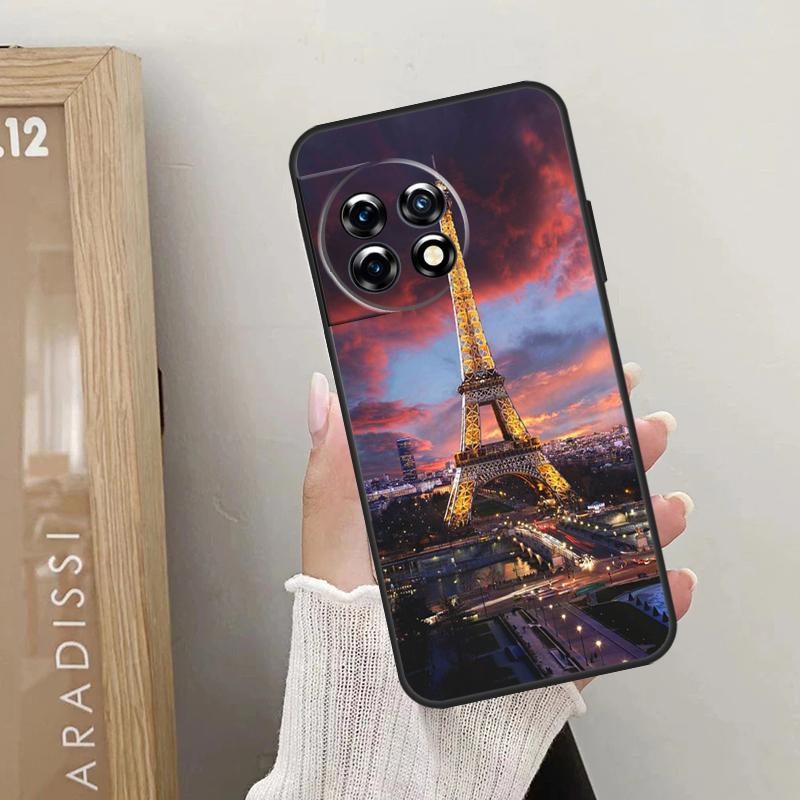 Париж Эйфелева башня Франция Чехол Для OnePlus Nord 5 CE 2 3 4 Lite N20 N30 OnePlus 15 R 13R 12R 10R 13T 10T 11 12 13 Обложка