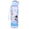 Бутылка для воды Cartoon Space объемом 800 мл с трубочкой и ручкой для занятий спортом на открытом воздухе (синий)