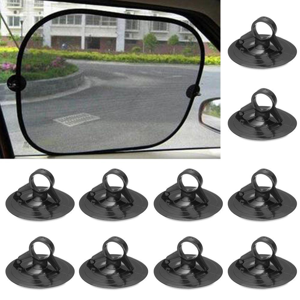 10PCS Clear Car Sunshade Kitchen & Home Sucker Suction Cup Hook Wall Hanger