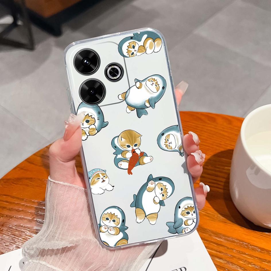 Популярный чехол Graffiti Butterfly для Xiaomi Redmi 13 13C 14C A3 Note 13 Pro K70E K60 Ultra, новый чехол, мягкий силиконовый, устойчивый к падениям, прозрачный чехол для телефона Redmi