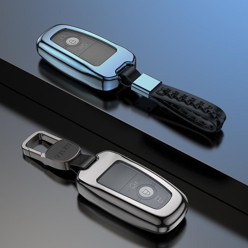 Ford Key Fob Shell (Mondeo, Explorer, Edge, Escape, Taurus) - Aluminum Alloy Metal with 2123 Buckle