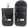 BBIS5 Car Key Case Signal Blocker Bag RFID Shielding Pocket Key Protector Anti-Theft Pouch For BMW E46 E90 E60 F30 F10 E39 E36 E87 E90