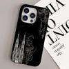 Темный готический дизайн Чехол для телефона Пленочная оболочка Для iPhone 16e 16 15 14 13 12 11 Pro Max Plus XS
