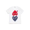 Comme des Garçons PLAY (WMNS) COMME des GARCONS PLAY Футболка в горошек 'Белый Красный Синий' Женская AZ-T239-051-1