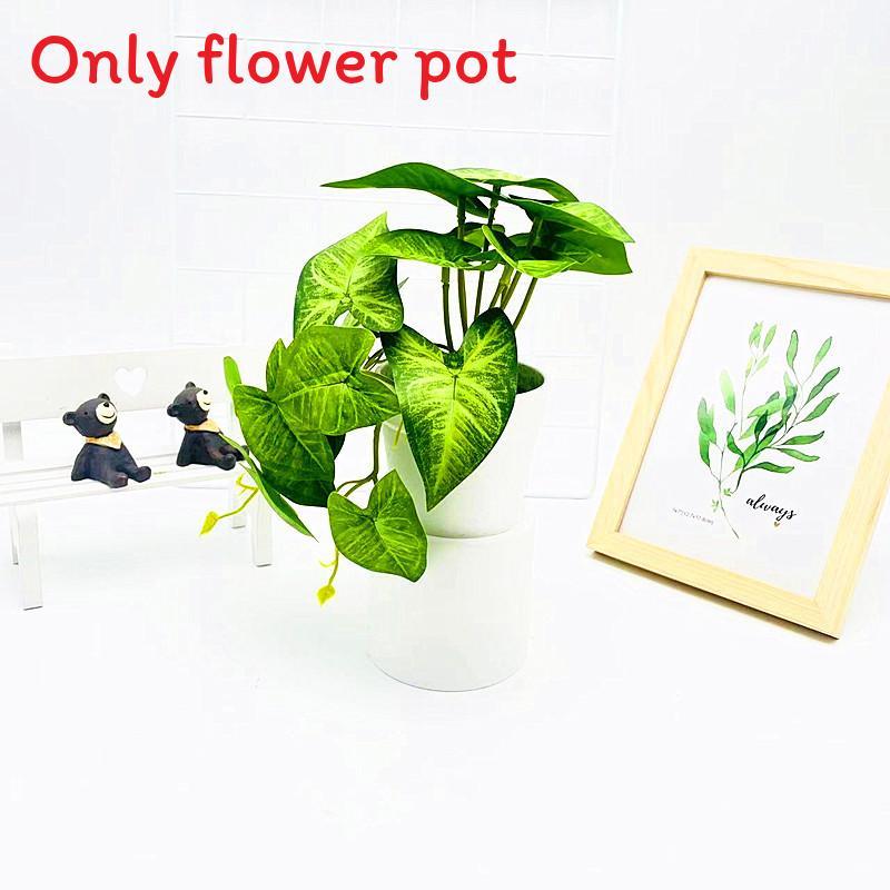 Эпипремнум Имитация Золотистый В горшке Искусственное Растение Украшение Декор