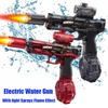 Electric Water Gun Toys With Led Light Emitting Automatic Sensor Lights Water Pistol Summer Outdoor Beach Pool Toy for Kids
