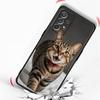 Милый чехол-котик с сердцем для Samsung Galaxy A17 A07 A55 A35 A25 A15 A05s A33 5G A31 A23 A21s A13 A41 A73 A53 A51 A71 A03