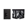 Black Label Series Logo Embossed Low Rise Printed Boxer Briefs Men Underwear NB3008-B1D