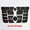 1 комплект Наклейка-декаль для ремонта кнопок CD-радио и аудио, черная, для Buick Verano 2012-2015