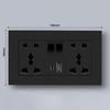 Wall Mount Switch Socket Plastic USB Charger Socket  Electrical Installation