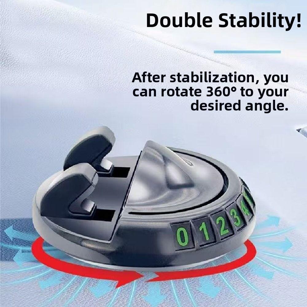 Multifunctional Dashboard Car Phone Holder License Plate Holder  Car Interior Decoration