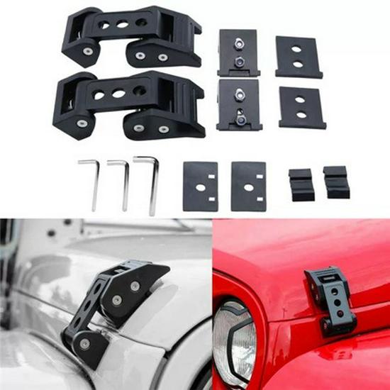 Wrangler & Gladiator Hood Lock Parts (2018-2025 JK JL JT Models)