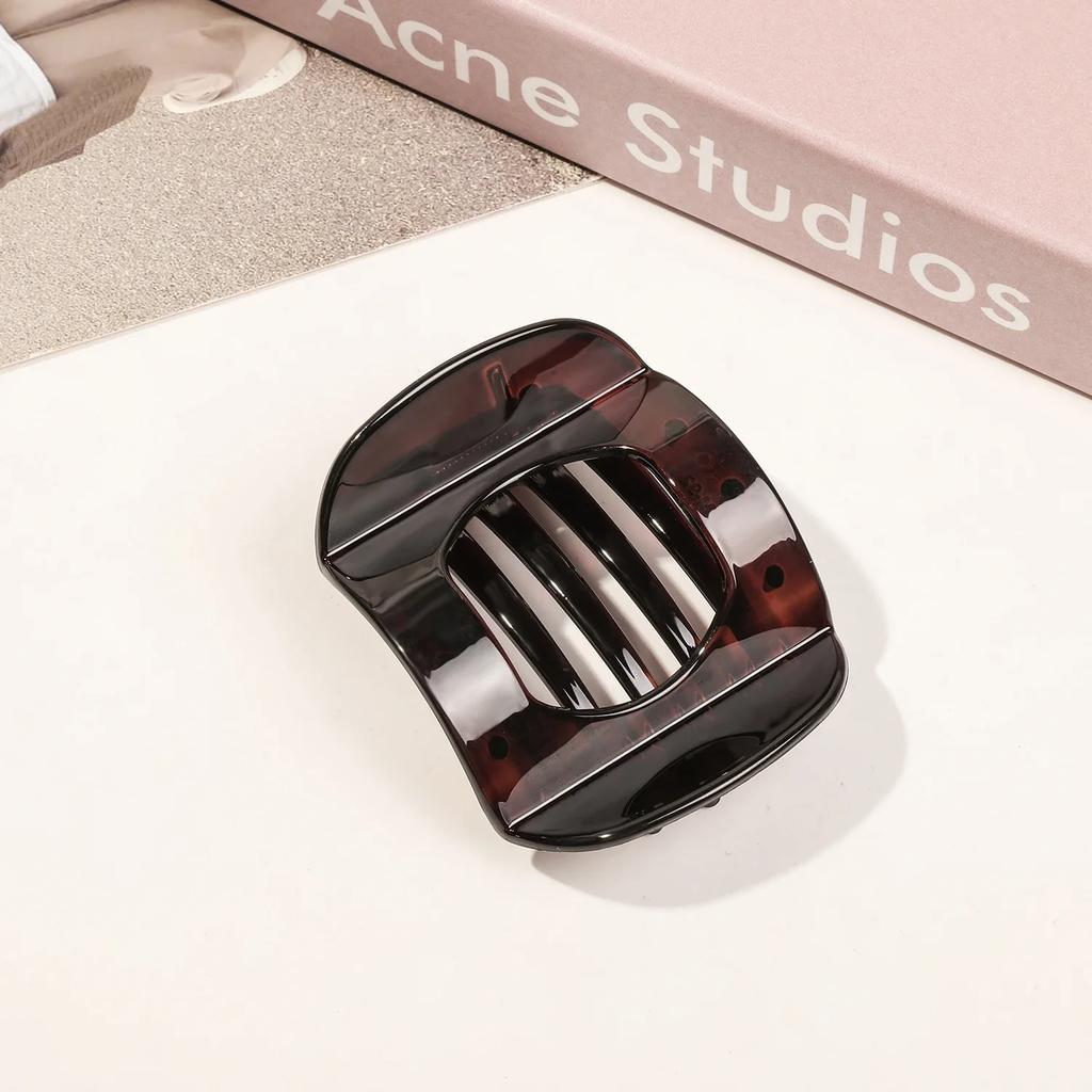 Новые большие и маленькие размеры заколки для волос из поликарбоната для женщин, нескользящие аксессуары для волос, винтажные заколки в форме утиного когтя, заколки для девочек