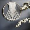 1PC Circle Wall Nordic Style Hanging Hand-woven Homestay Wall Hanging Simple Dream Catcher Decoration Suitable for Bedroom Courtyard