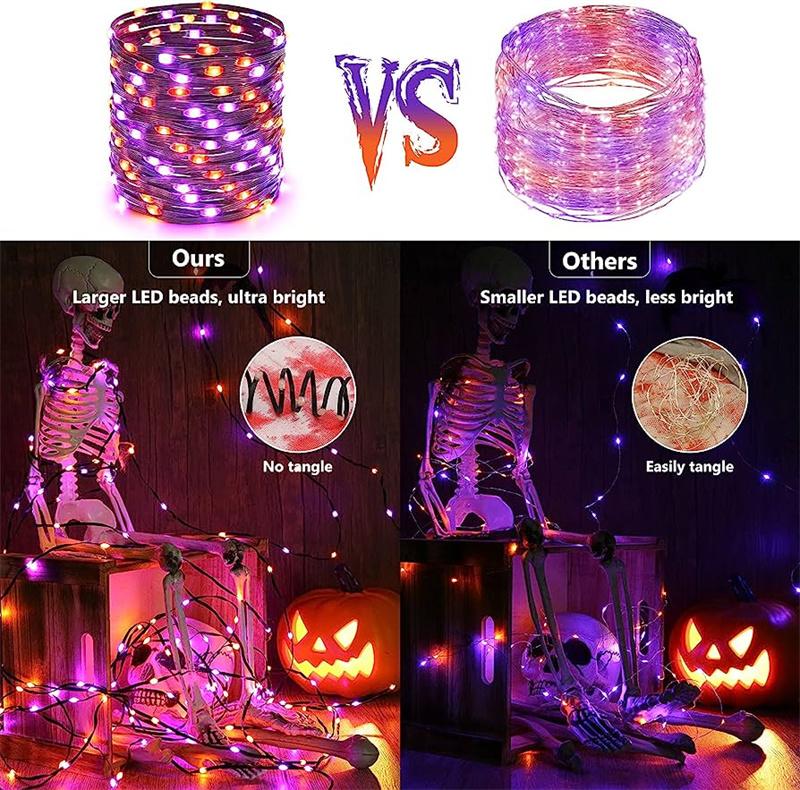 Рождественская елка RGB фантазийного цвета, 100 светодиодов 10M WS2812B RGBIC, IP65 водонепроницаемый светодиодный светильник Bluetooth Sprite