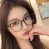 Ultralight Blue Light Blocking Clear Eyeglasses Women Myopia Glasses Girls Oversized Square Nearsighted Eye Glasses 0 To -400