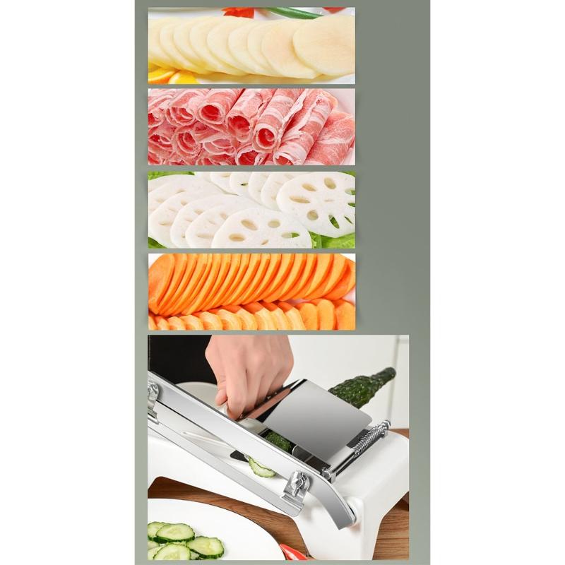 Многофункциональная овощерезка, слайсер для мяса, ручной резак, измельчитель мяса для замороженных продуктов, говядины, мяса, овощей