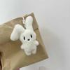 Rabbit Keyring Lovely Plush Stuffed Animal Keychain For Women Girls Versatile Bag Charm Pendant Birthday Gift