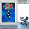 Banksy Canvas Poster Boy Balloon Flight Decoration Picture Graffiti Canvas Painting Wall Art Home Decoration