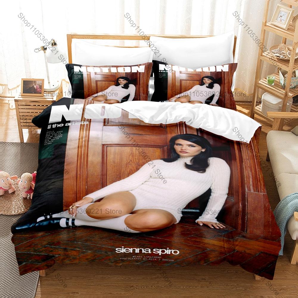 Modern UK Jazz Soul R&B Style Duvet Cover + 2 Pillowcases Sienna Spiro Digital Printed Machine Washable Holiday For Young Fans