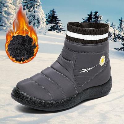 2022 женские ботинки, зимние ботинки больших размеров для женщин, непромокаемая зимняя обувь, зимняя обувь на молнии до щиколотки