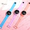 Electronic Watch Touchscreen LED Display Soft Band Round Life Waterproof Solid Color Kids Students Digital Watch Daily Wear