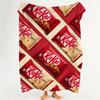 Snack K KitKat Throw Flannel Throw Blanket Suitable for Sofa Living Room Bedroom