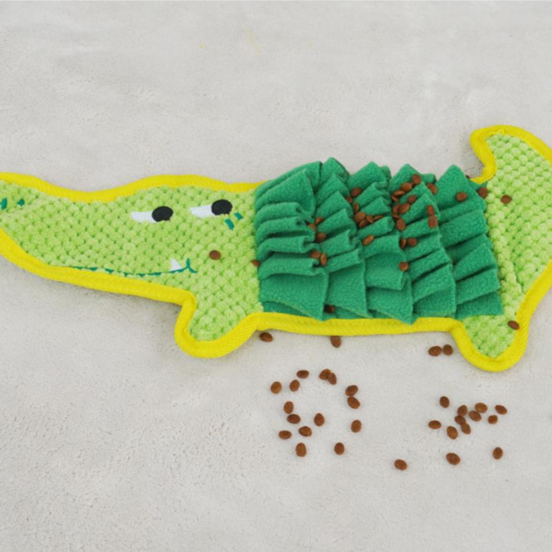 Коврик для обучения собак нюханию Забавные головоломки для собак Интерактивный коврик для медленной кормушки для собак Игрушка для обучения навыкам добычи Принадлежности для животных